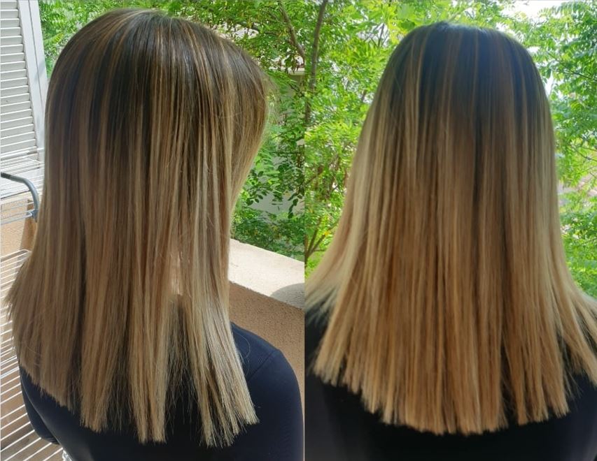 balayage blond naturel