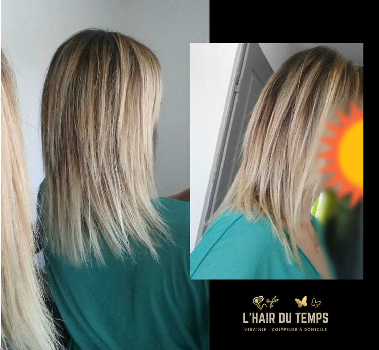 mèches blondes